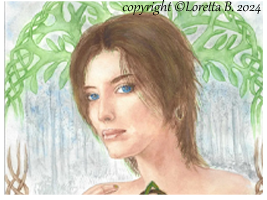 Donna con triqueta